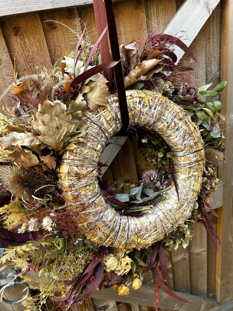 Dried Flower Cottage Wreath