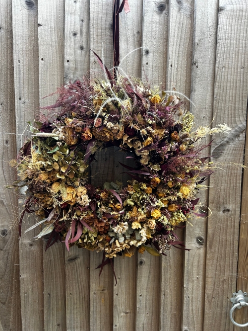 Dried Flower Cottage Wreath