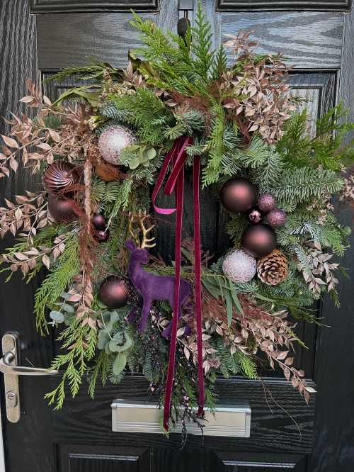 Reindeer Wreath.