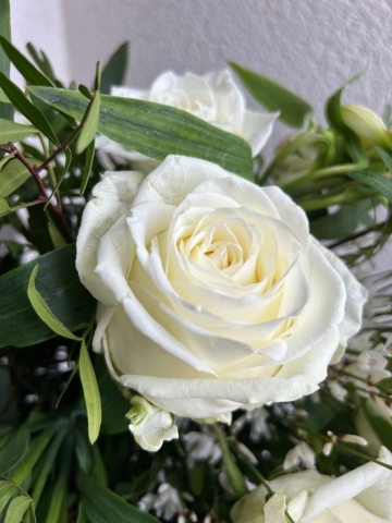 White Rose Bouquet.