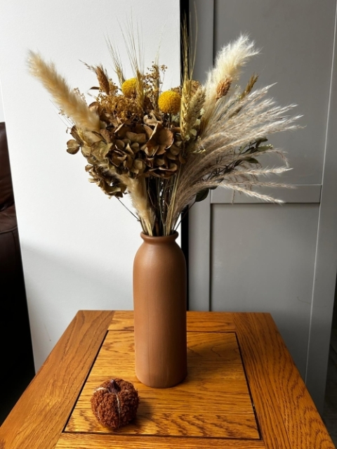 Dried Flower Bouquet Rust.