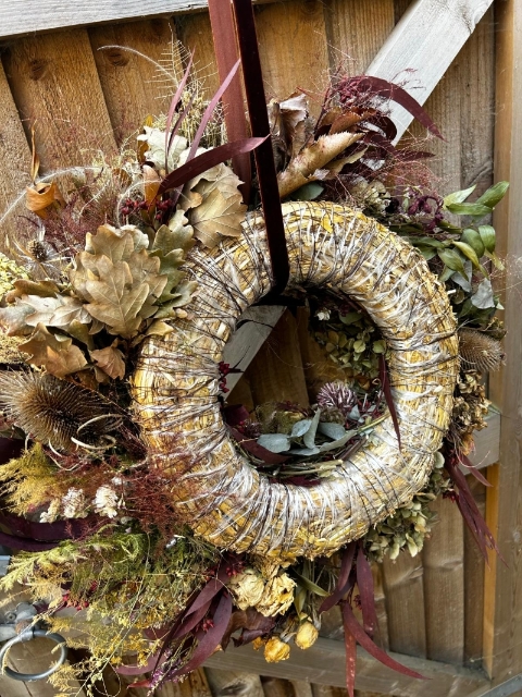 Dried Flower Cottage Wreath