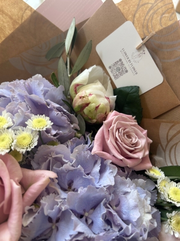 Spring Hydrangea Bouquet.