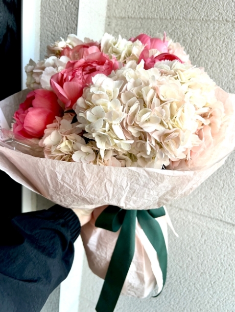 Peonies & Hydrangeas.